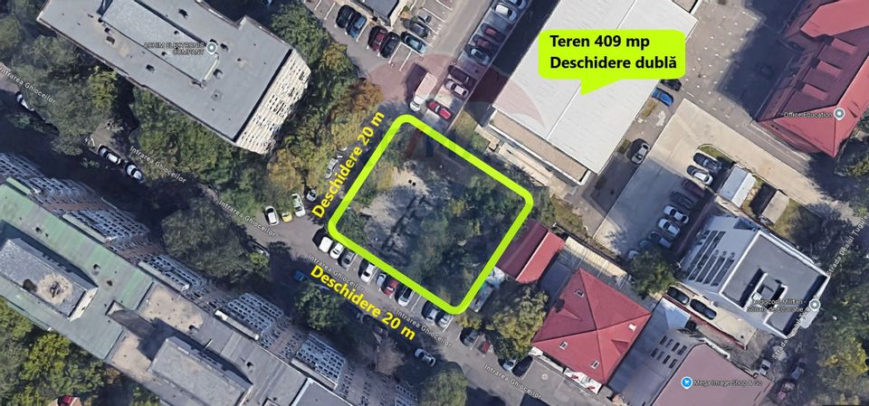 Teren 409 mp de vanzare, Zona Lujerului, Deschidere dubla