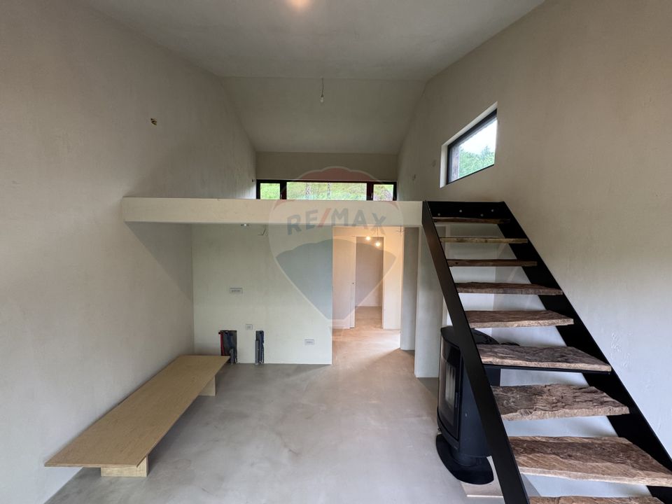 Doua case la munte, cu vedere superba, localizate in Poiana Marului