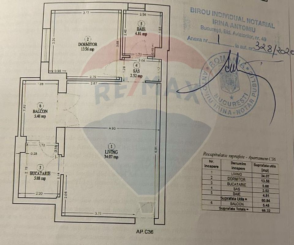 2 room Apartment for rent, P-ta Unirii area