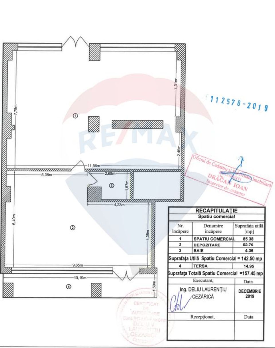 146sq.m Commercial Space for rent, Timisoara area