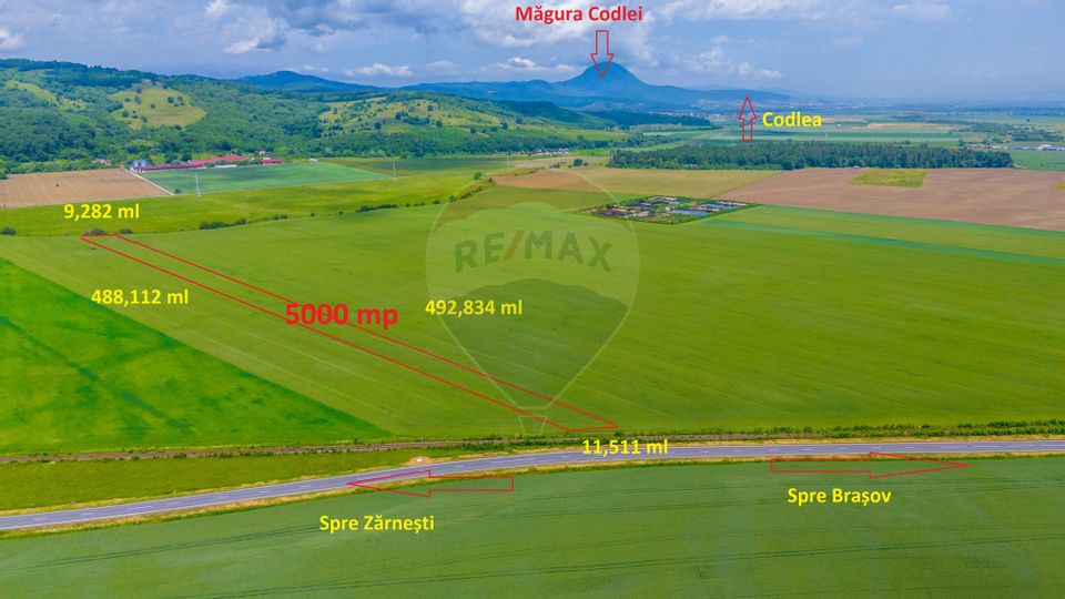 Land 5,000sqm Rasnov / Strada Fara Nume