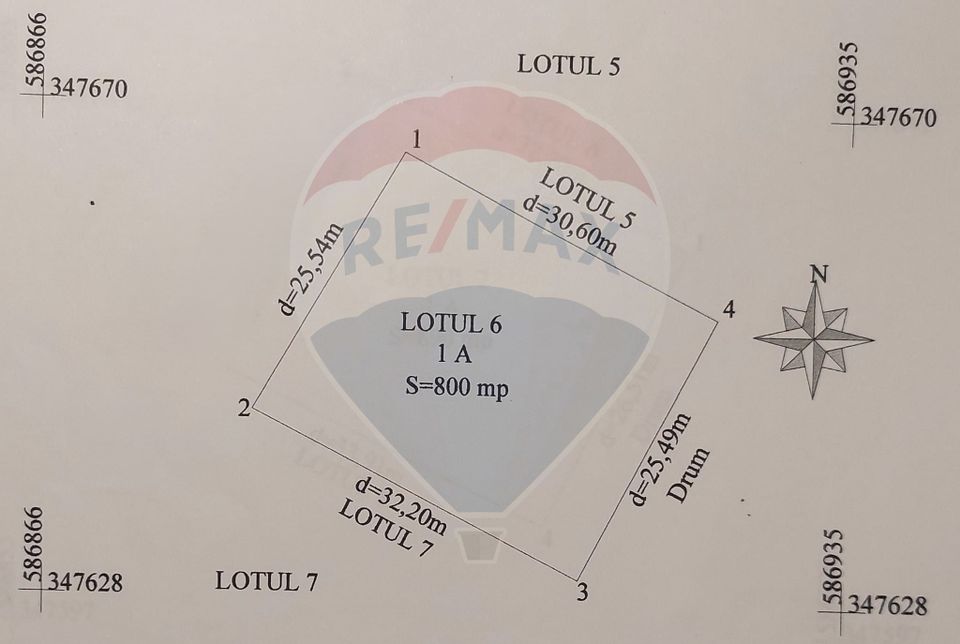 Land 800sqm Balotesti / Strada Lacului