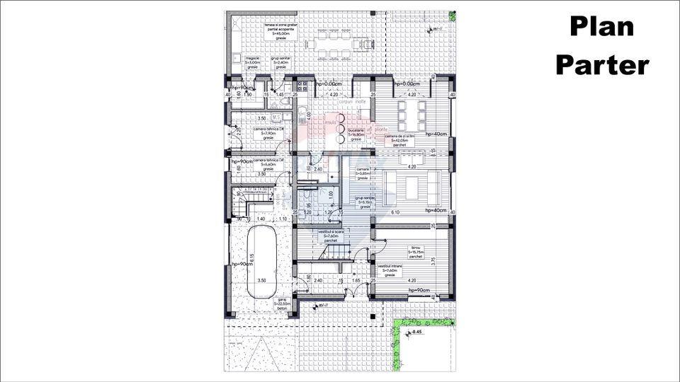 Villa in red, with 823sqm land in Cristian, Str C-tin Brâncoveanu
