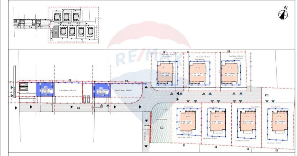 Teren central Corbeanca cu proiect constructie, investitie