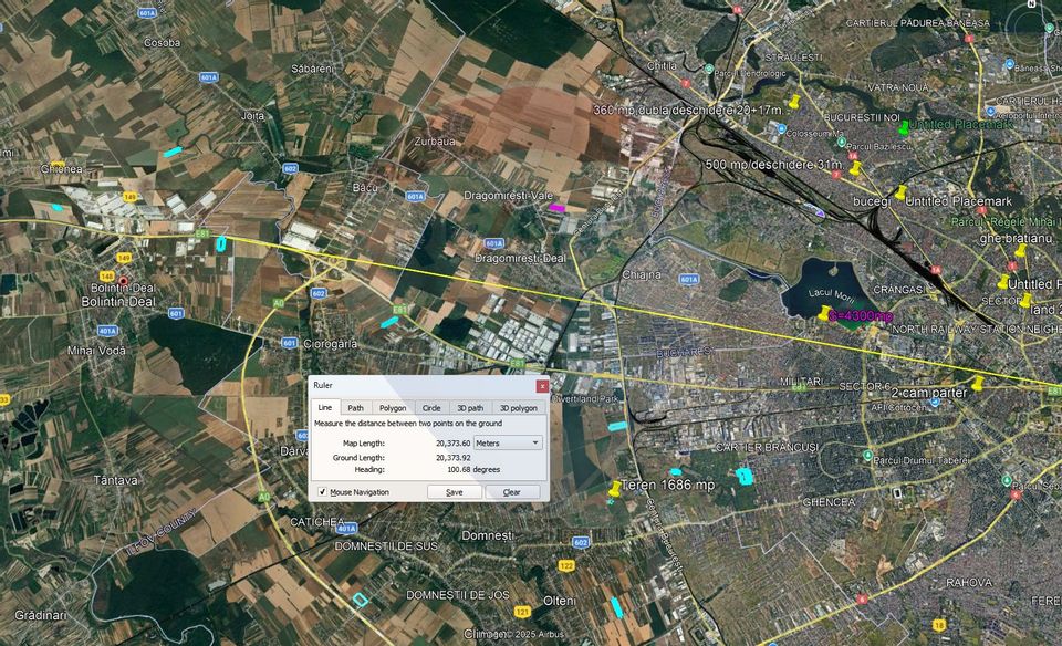 Teren intravilan 4 ha, pentru logistică sau depozitare – acces A1/A0