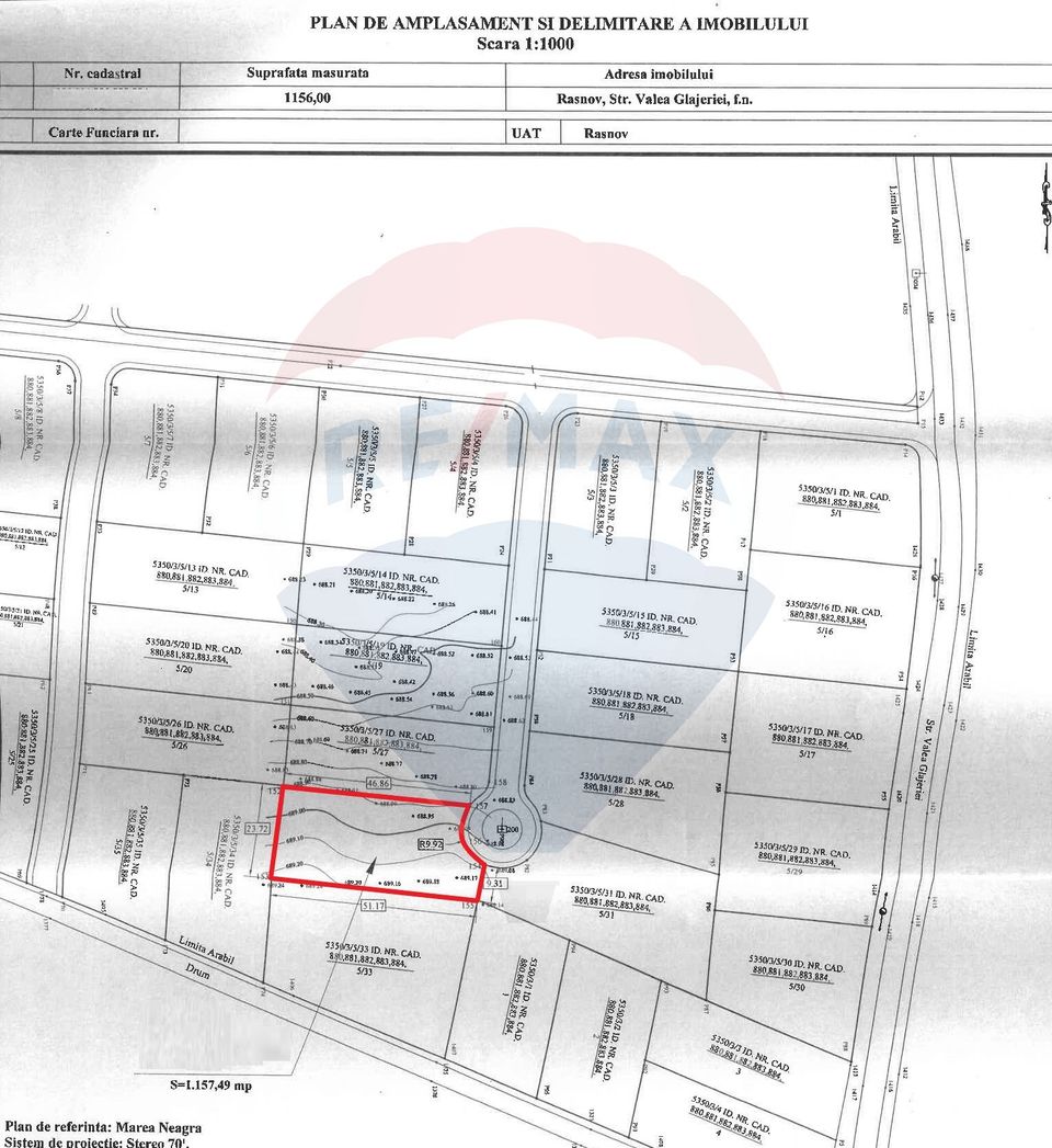 Comision 0% Teren Rasnov - Strada Glajerie, 1157mp
