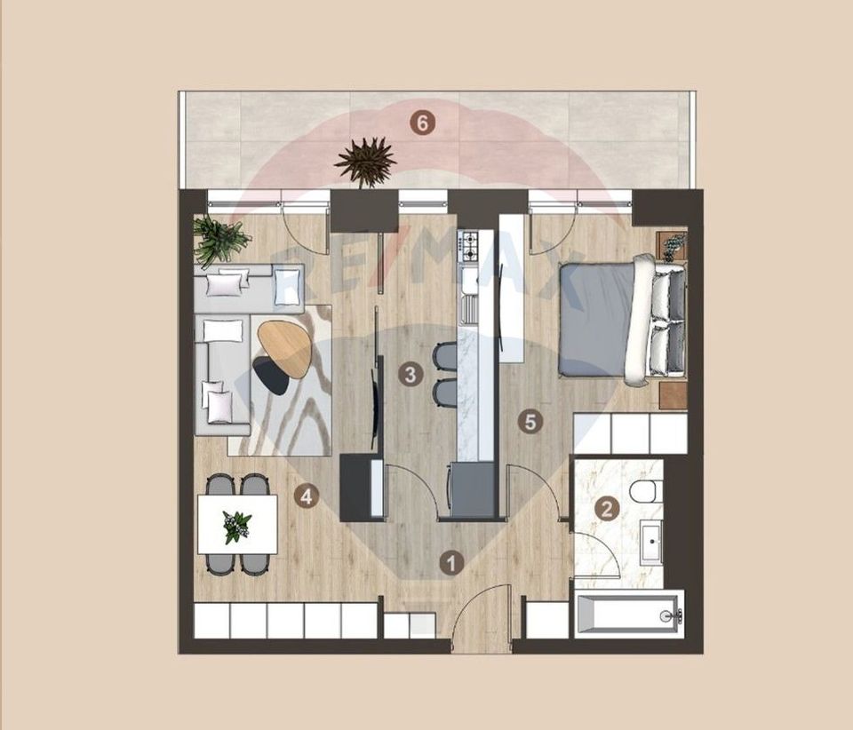 Apartament 2 camere & terasa I mobilat utilat I First Estate Pipera