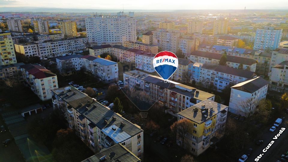 Decomandat | 2 camere | 41 mp | str. Cuza Voda
