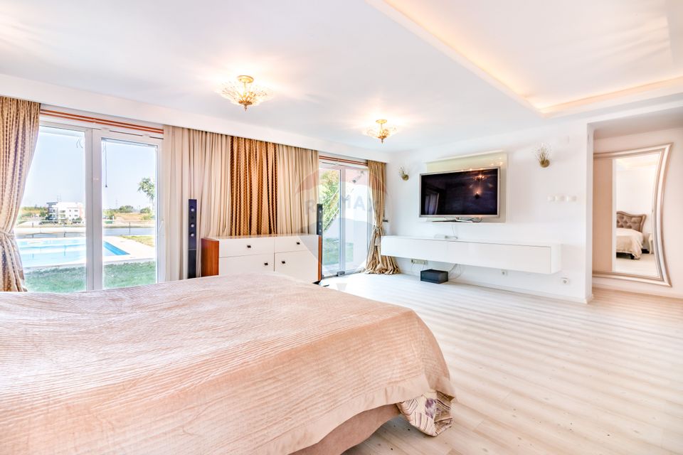 Snagov - Vila 5 camere cu semineu, piscina si iesire directa la lac