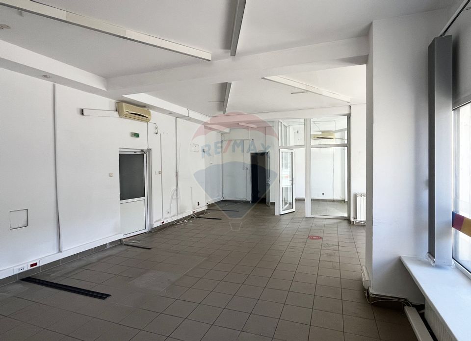 INCHIRIERE SPATIU COMERCIAL 100 mp–vitrină, vad excepțional – Unirii