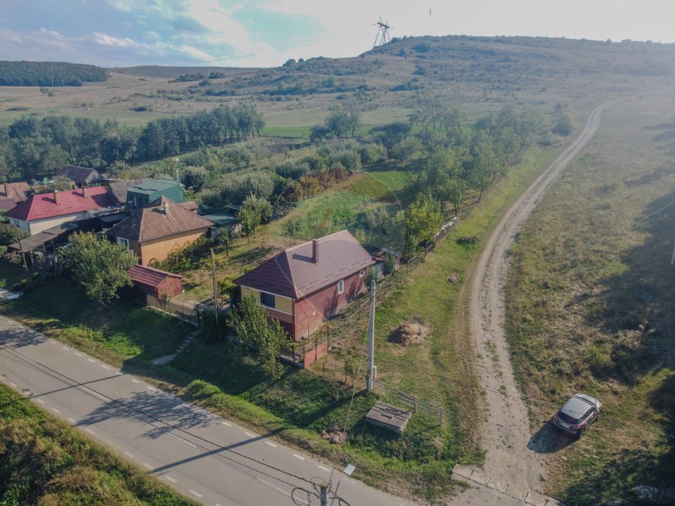 Casa traditionala din piatra de vanzare in Dabaca / teren 2040 mp