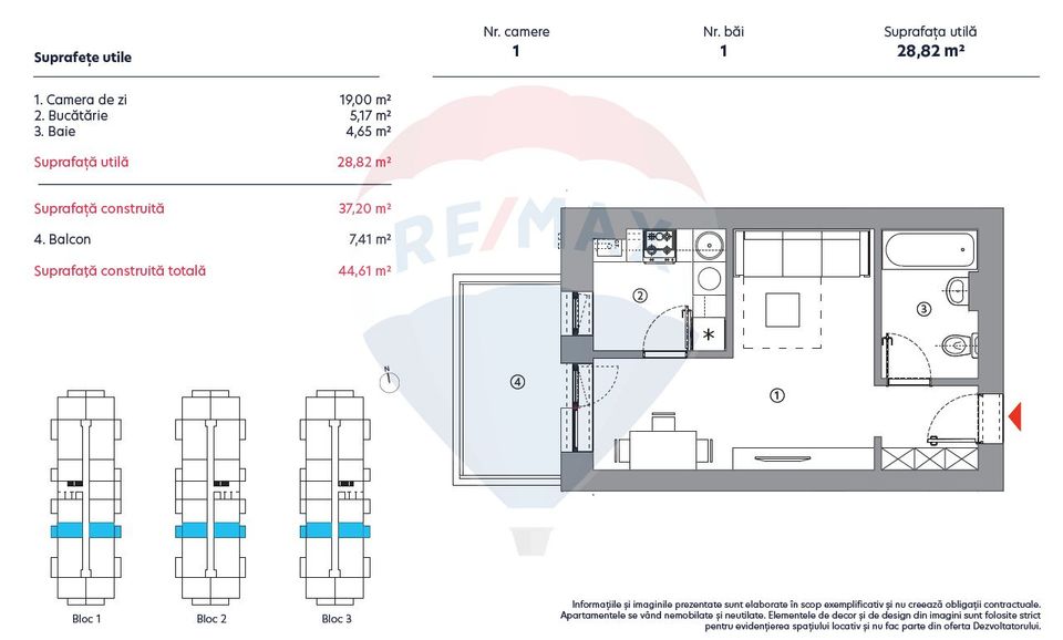 1 room Apartment for sale, Theodor Pallady area