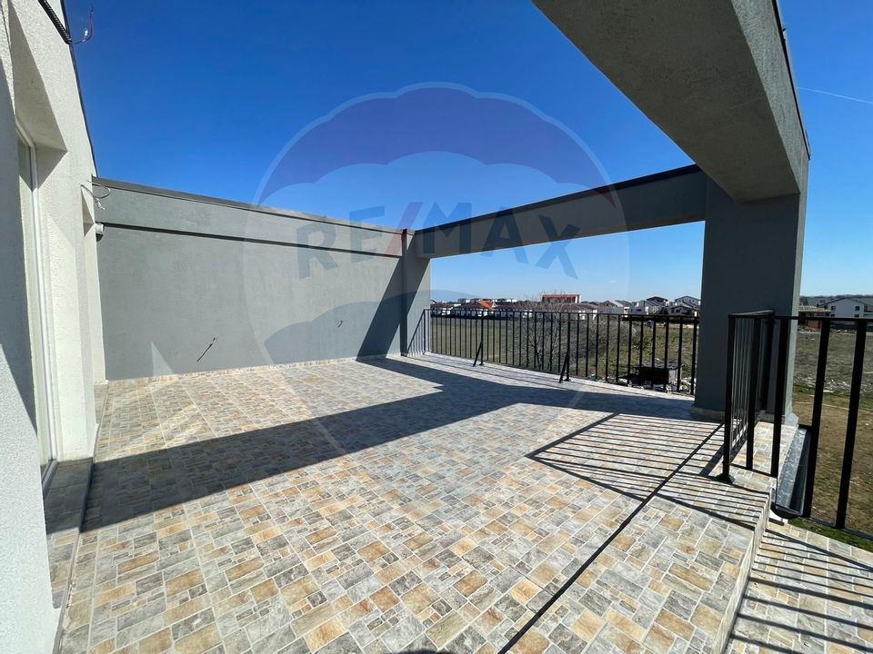 Apartament 2 camere cu terasa spectaculoasa de vanzare in Otopeni
