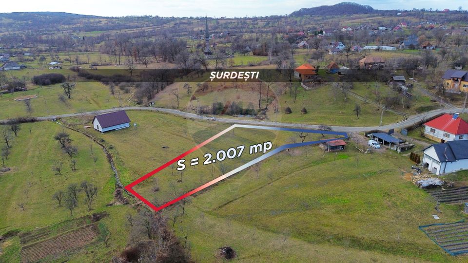 Teren intravilan de vanzare Șurdești