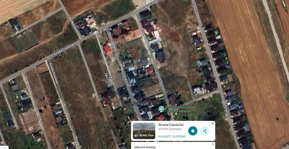 Teren de vanzare , 621mp Ilfov Domnesti str Diana, Ciocarliei