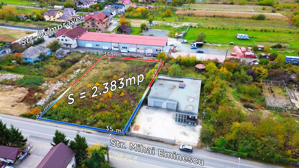 Land 2,383sqm Baia Mare / Strada Mihai Eminescu