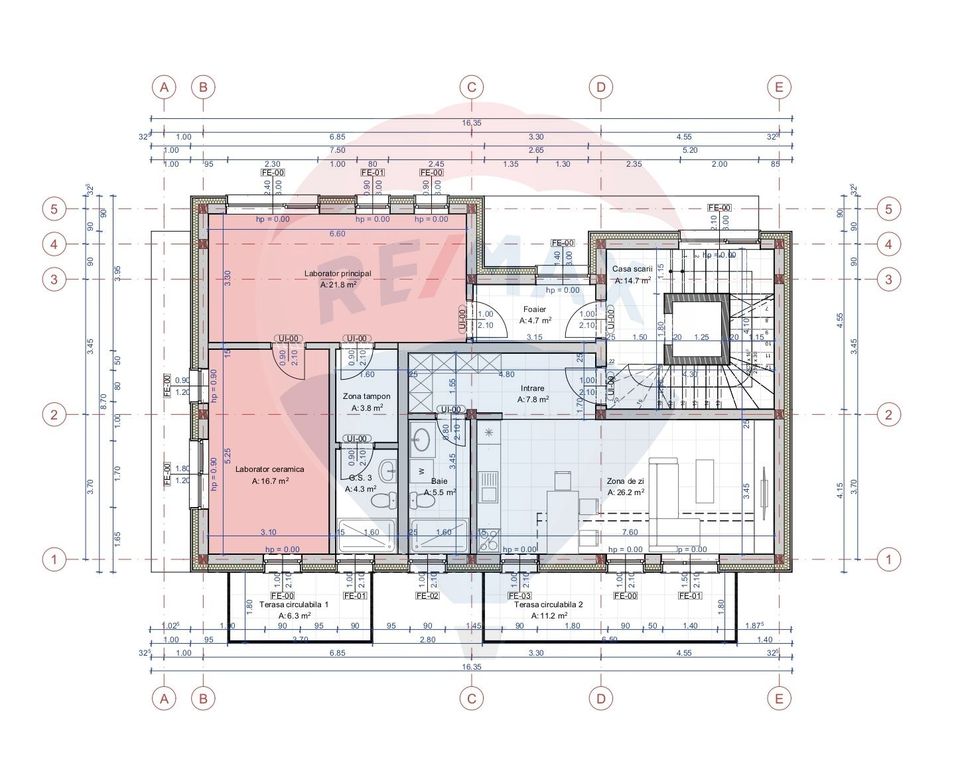 370sq.m Commercial Space for rent, Grigorescu area