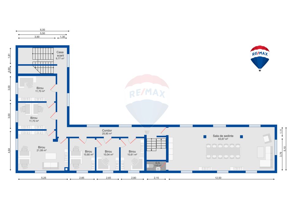 Clădire multifuncțională+ spațiu comercial, teren 946 mp Ultracentral