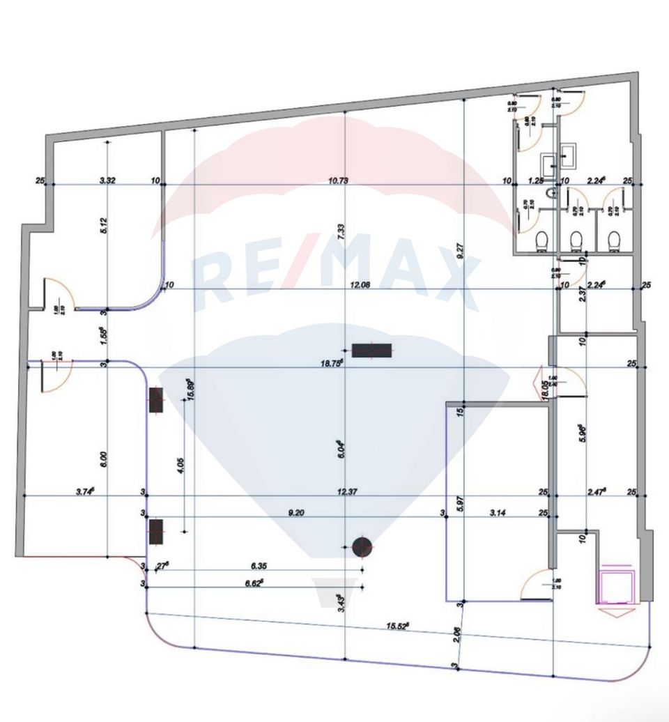 284sq.m Office Space for rent, Grigorescu area