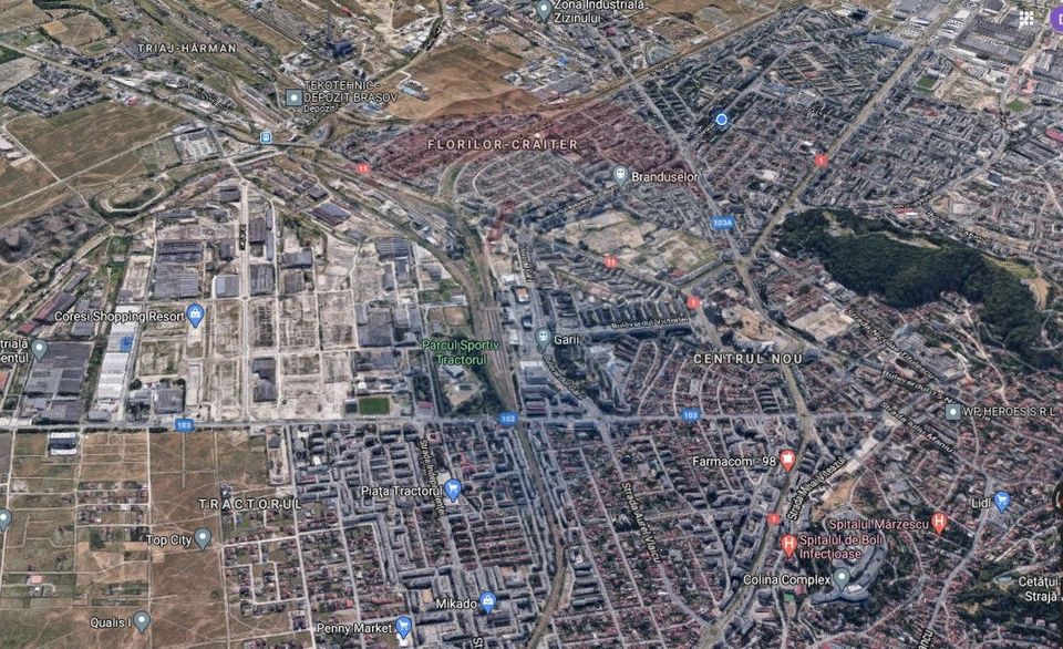 Teren pentru constructii zona tractorul