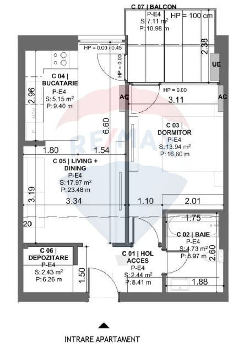 Vanzare  APARTAMENT CU 2 CAMERE-DEZVOLTATOR