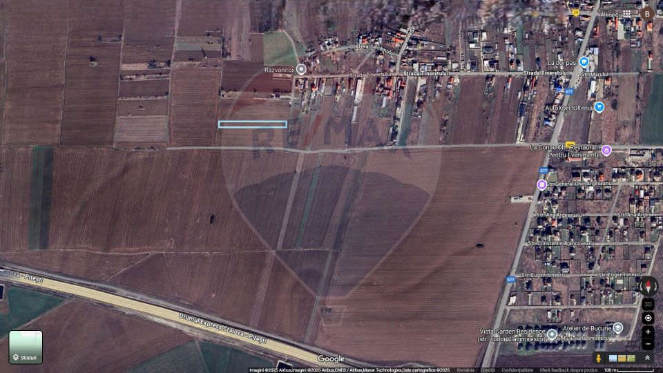 Teren 4,577mp Slatioara / Strada Tineretului