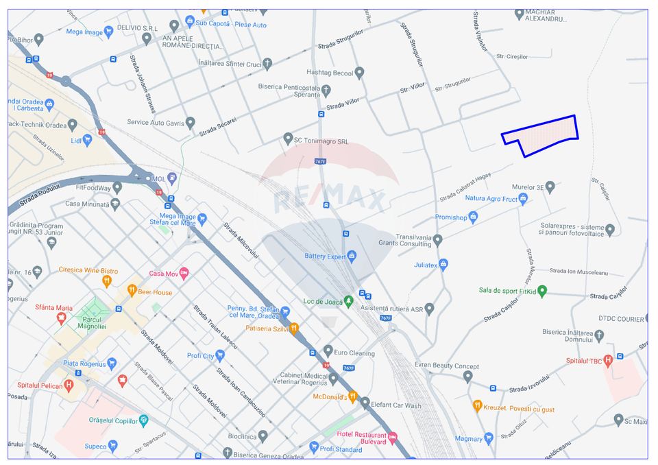 De vânzare Teren 18 410 mp - Dezvoltare Imobiliară, Dimitrie Anghel