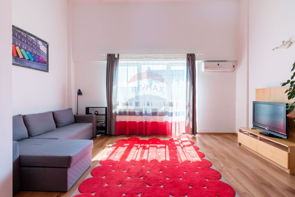 TO RENT: LOFT 2 room apartment, 75 + 8sqm terrace, Floreasca