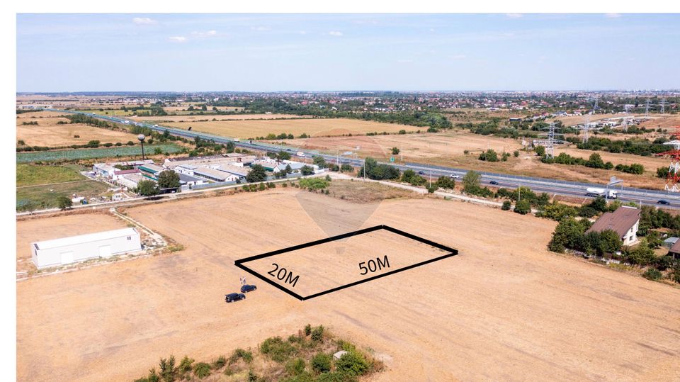 Vanzare teren intravilan in Bragadiru, zona "La 3 Viraje"