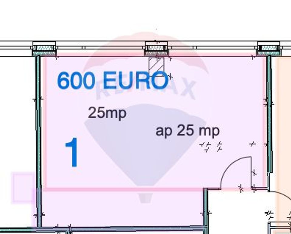 Spațiu de birouri (25 mp) - zona Garii