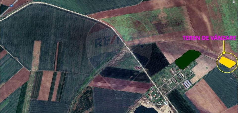 Teren agricol 14,200mp zona fermei din Zimandu Nou