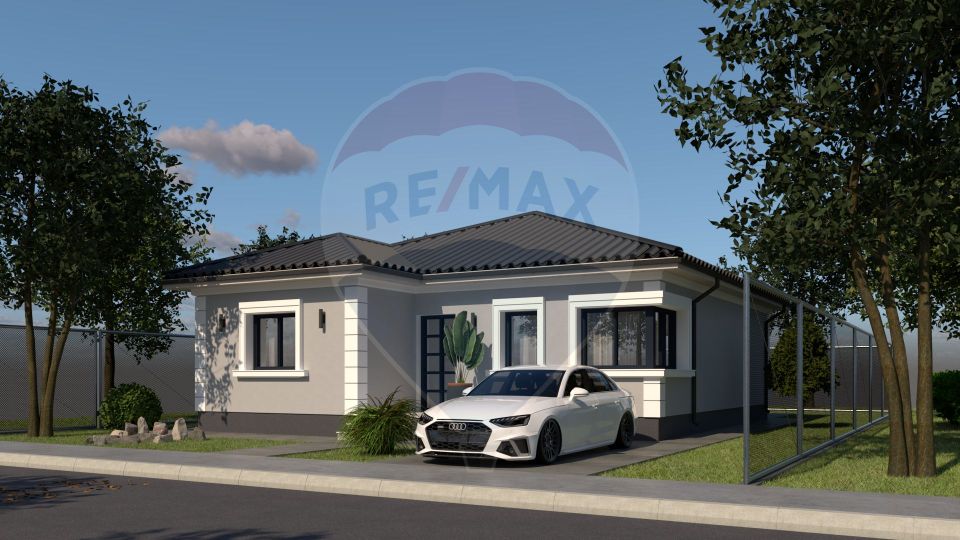 Casa noua, 3 camere, teren 370 mp - Comuna Berceni