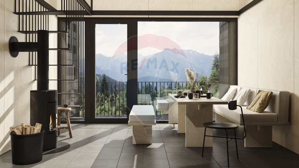 Doua case la munte, cu vedere superba, localizate in Poiana Marului