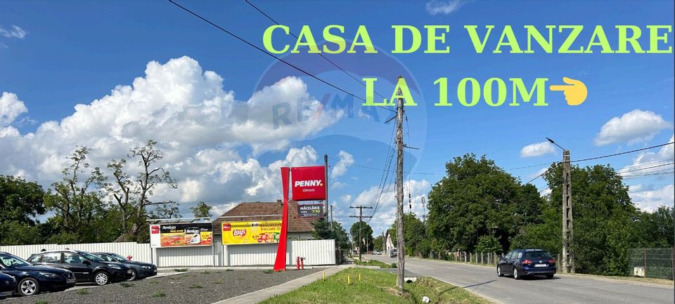 Casă de vânzare în Ulmeni la 100 m de centru