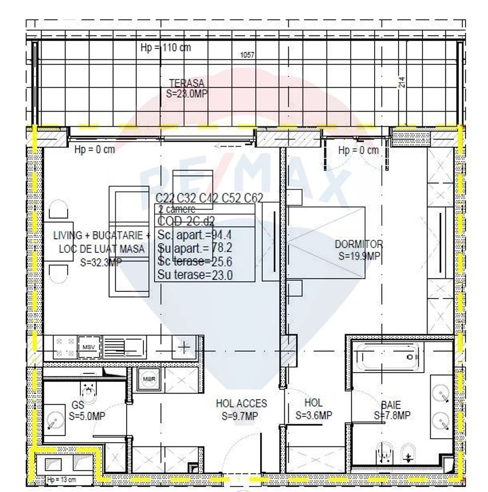 De închiriat 2 camere | Verdi Park | Terasa superba