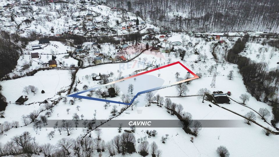 Teren 826mp in CAVNIC zona Pietrele Soimului cu o priveliste minunata.