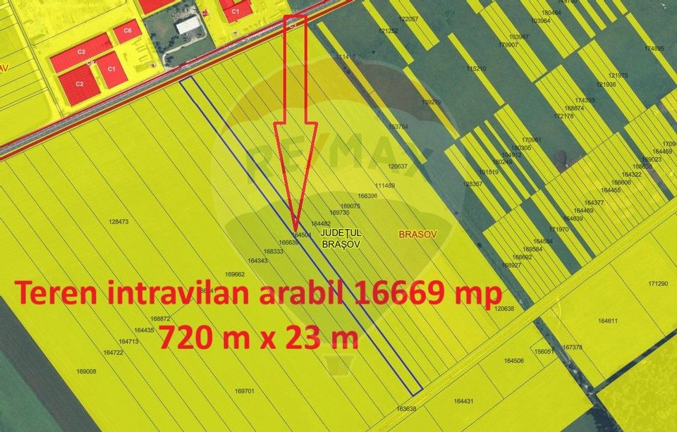 Land 16,669sqm Brasov / Strada Cucului