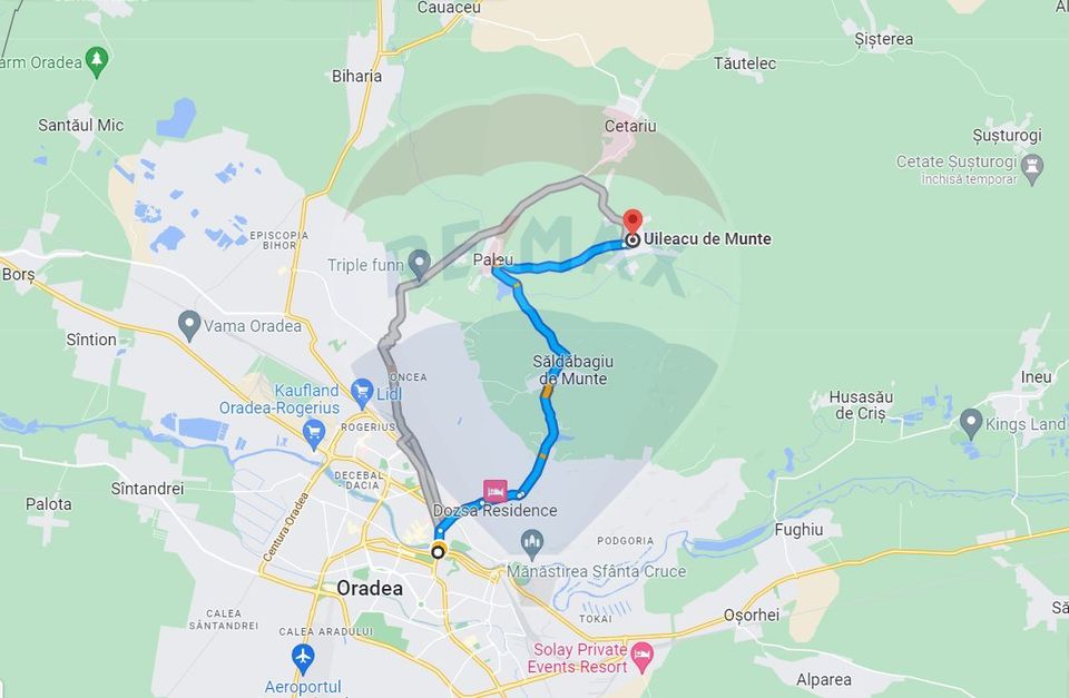 Teren 2.341 mp Uileacu de Munte front 26 ml la drum asfaltat
