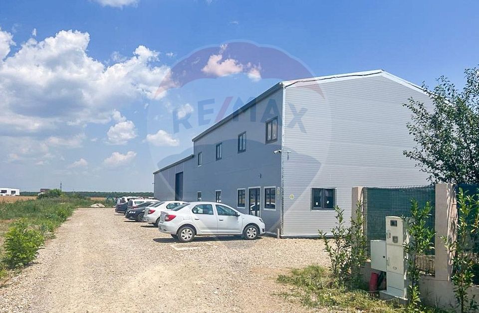 Industrial hall for sale 560sqm, land 1540sqm Balotesti Ilfov