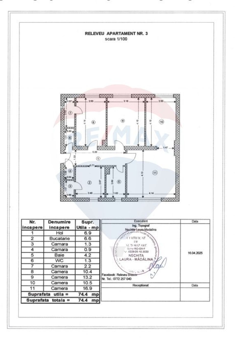 Apartament cu 4 camere, Brașov, Str. Fundăturii, Stupini