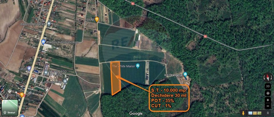 Land 10,000sqm Ciolpani / Strada Plopului