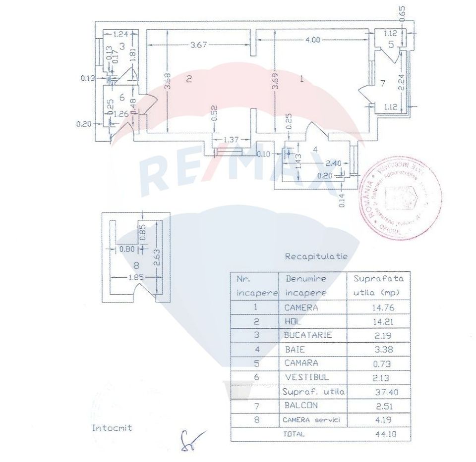 1 room Apartment for sale, Universitate area