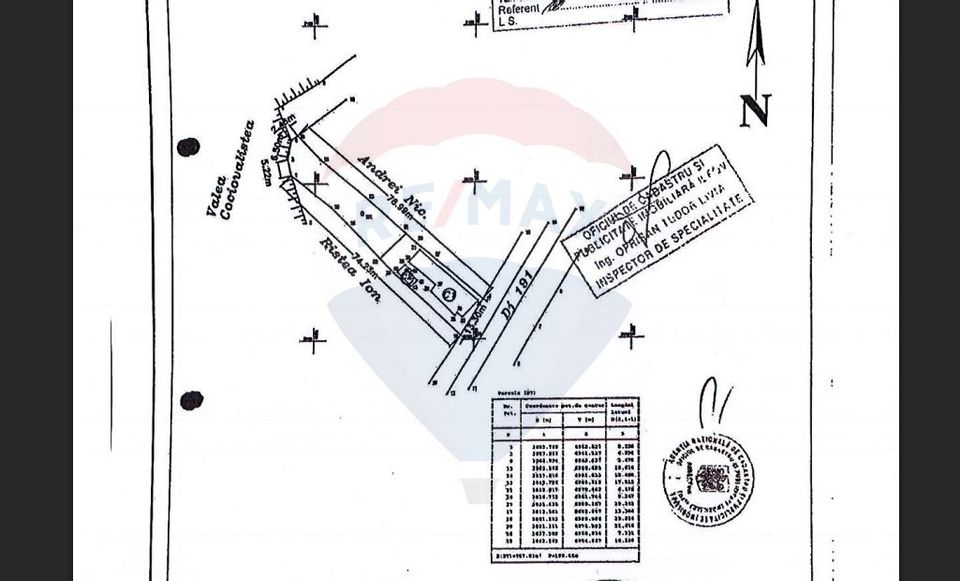 Teren  intravilan 867mp Moara Vlasiei / Soseaua Eroilor