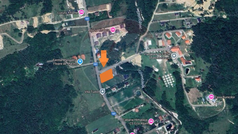 Teren 1600 mp cu proiect & autorizație, Chalet Duplex Râșnov Glăjerie