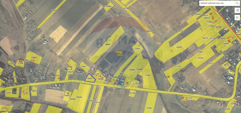 Teren intravilan 2,036mp Pădureni-Șendriceni, Botoșani