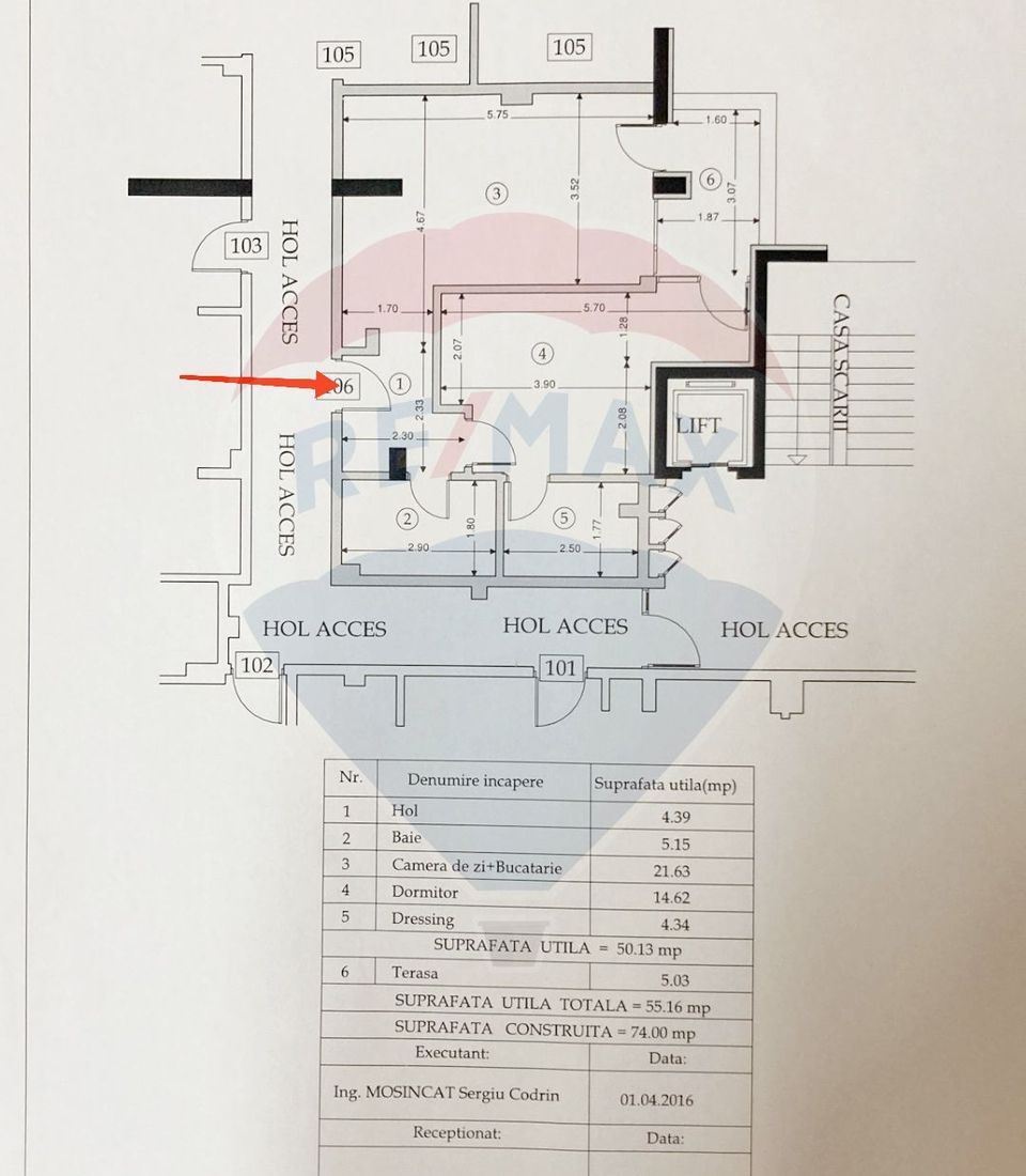 2 room Apartment for sale, Nufarul area