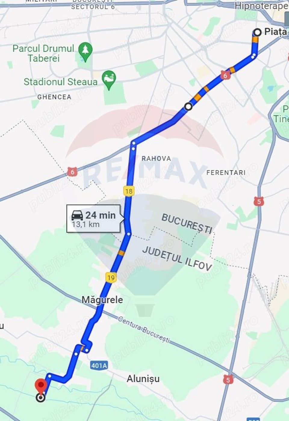 Land 1,300sqm Magurele / Strada Campul cu Maci