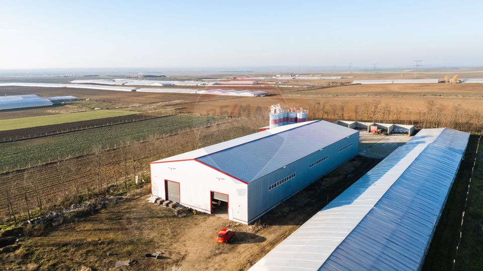 De Vanzare Afacere la cheie/Spatiu depozitare-Productie Tecuci-Matca