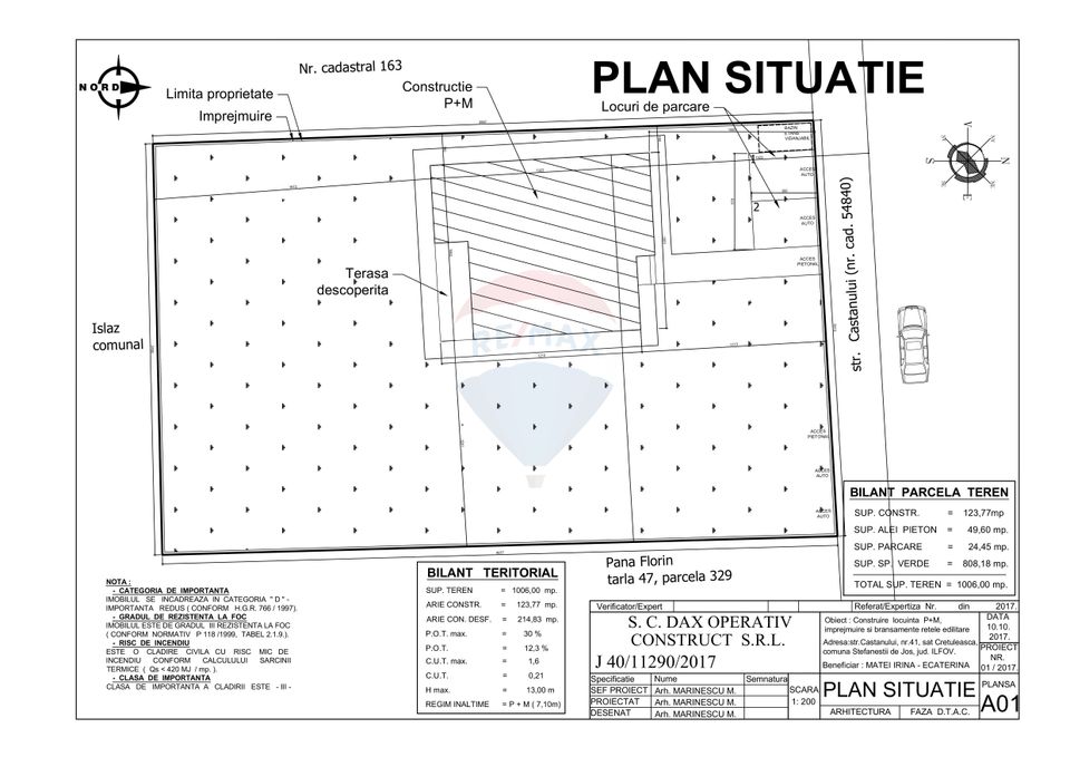 Land with house Stefanesti / Cretuleasca, investments