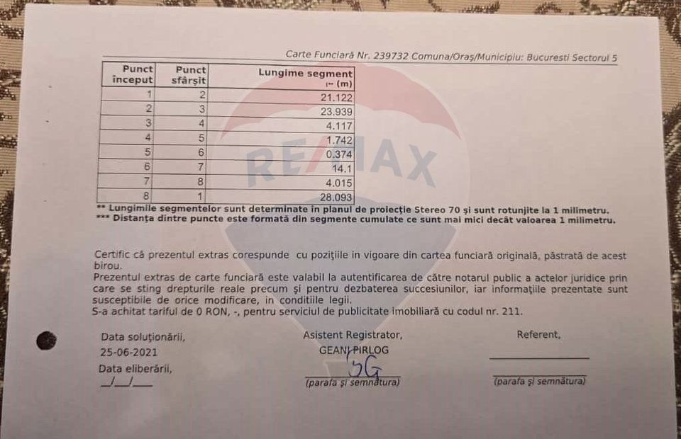 580sqm unique plot of land on Dantelei Street